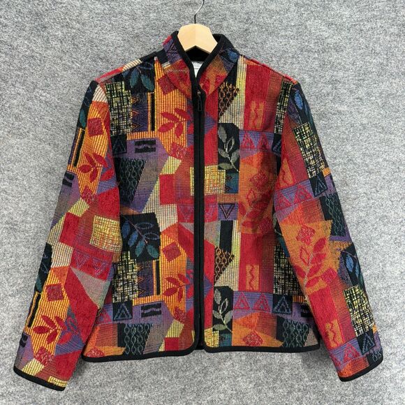 Coldwater Creek Multicolor Patterned Blazer - Picture 1 of 5